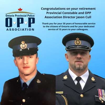 Jason Cull retirement poster