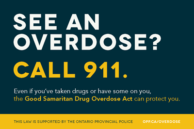 See an overdose? Call 911! Poster