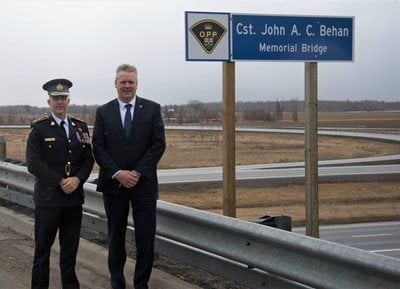 Bridge dedication photo