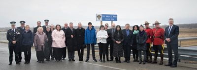 Bridge dedication photo