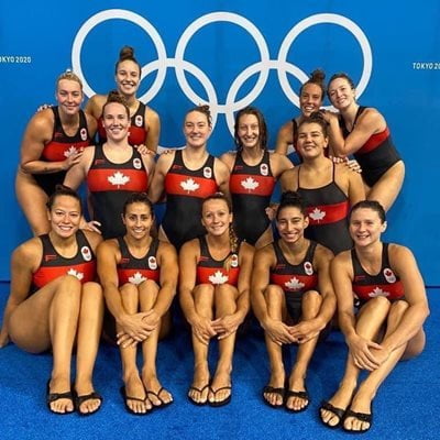 Canadian womens olympic water polo team