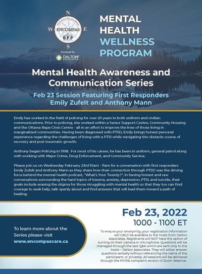 Emily Zufelt and Anthony Mann mental health awareness program