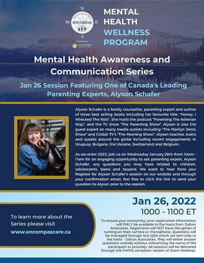 Alyson Schafer mental health awareness