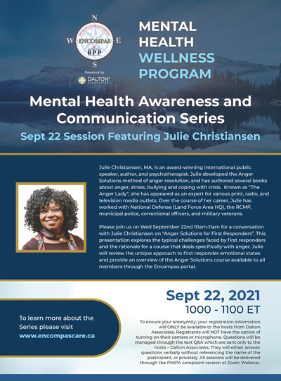 Encompas mental health series Julie Christiansen