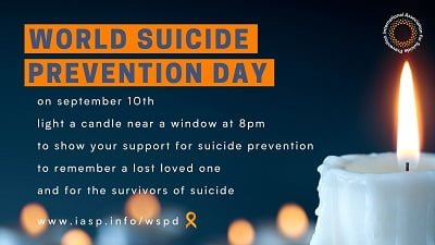 Light a candle for suicide prevention