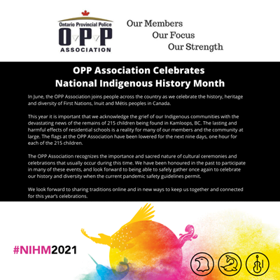 OPPA celebrates indigenous history month