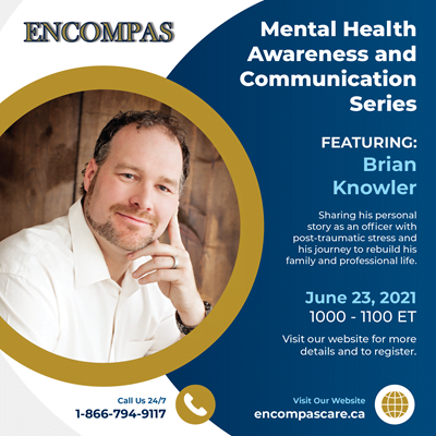 Brian Knowler mental health awareness series poster