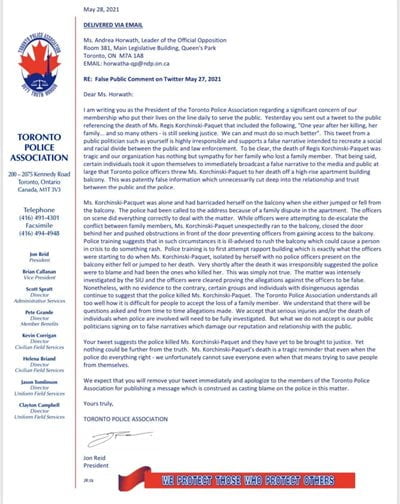 TPA letter photo