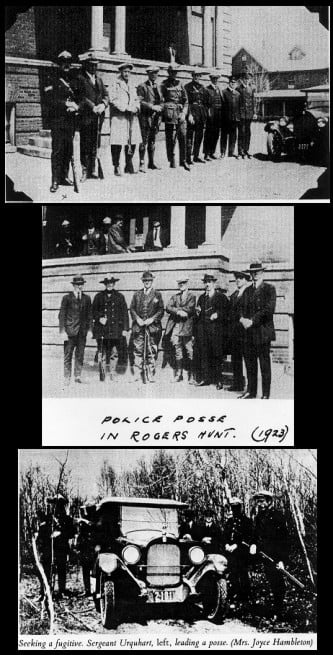 A picture of John Urquhart's funeral
