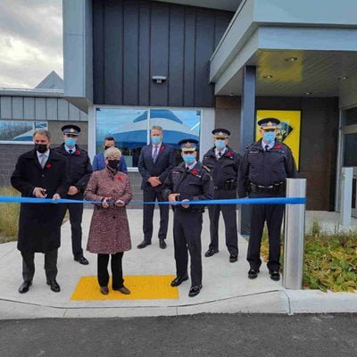 Officiers outfront of new West Nipissing location