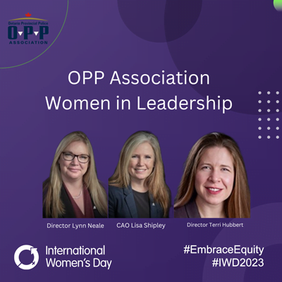OPPA women in leadership poster