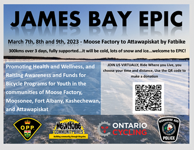 James Bay Fat Bike Ride Poster