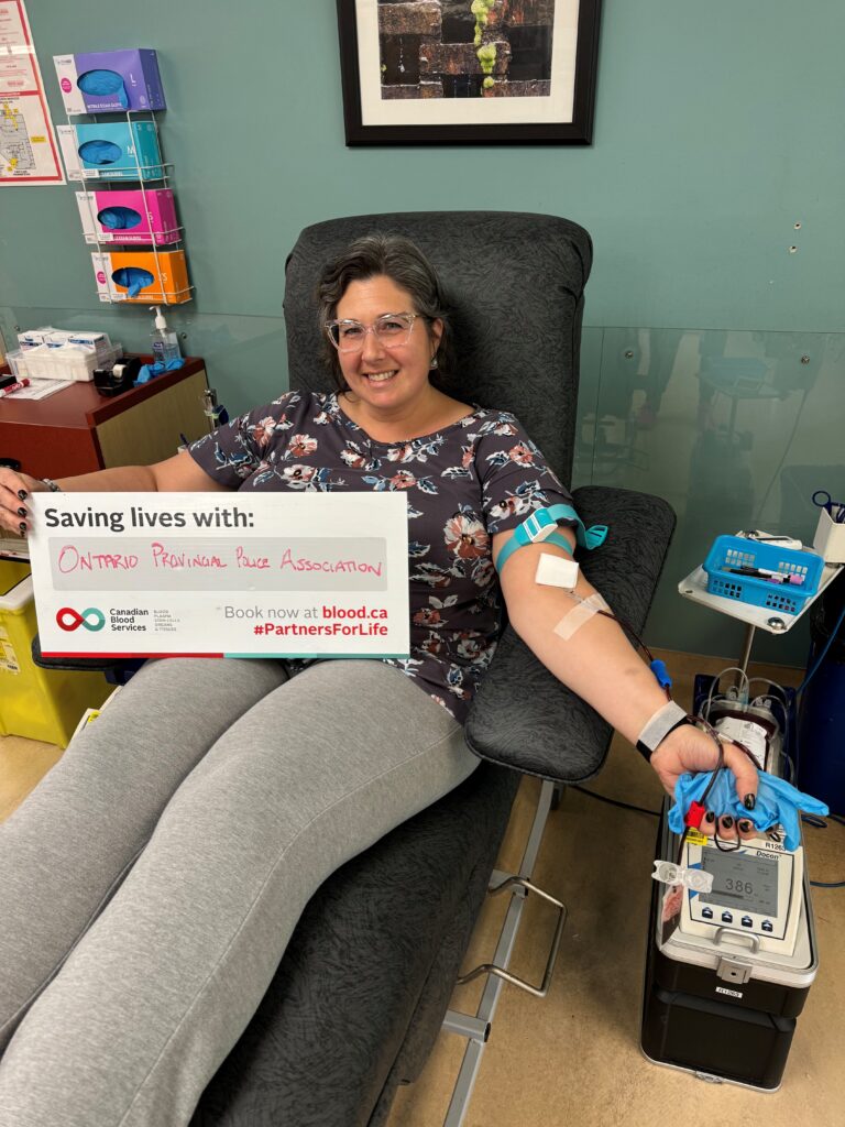 OPPA Legal Counsel Natasha Udell Donates Blood MayOPPA Legal Counsel Natasha Udell donates blood in Ottawa this week as Sirens For Life 2nd Annual Campaign ramps up