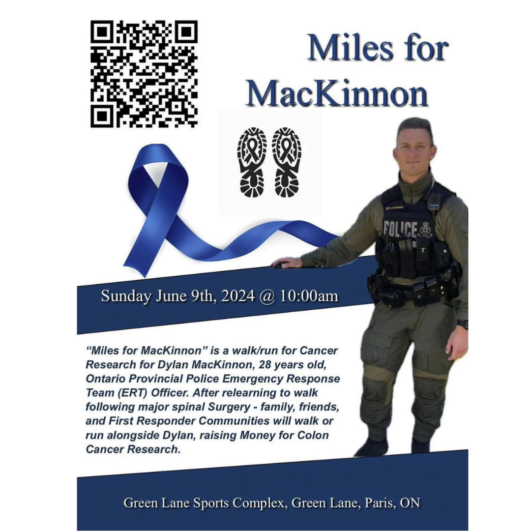 Join us for Miles for MacKinnon: A Charity Run for Cancer Research