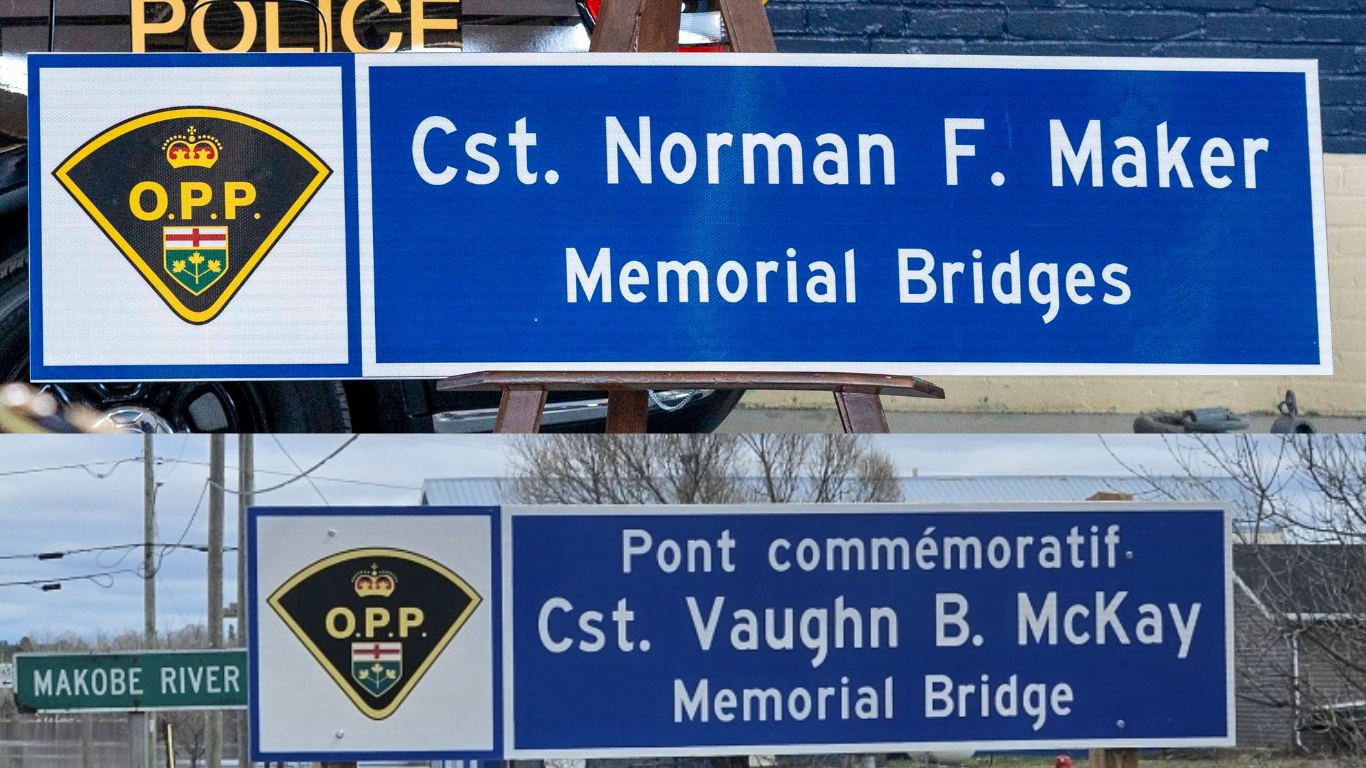 Spring 2024 Bridge Dedications in Elk Lake and Peterborough